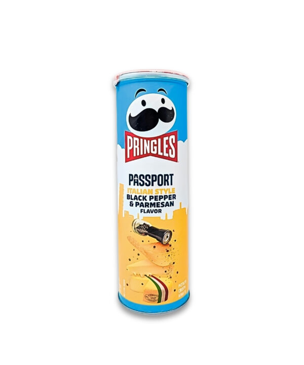 Pringles ITALIAN STYLE BLACK PEPPER & PARMESAN 20x110g (BBD: 30-03-2027)