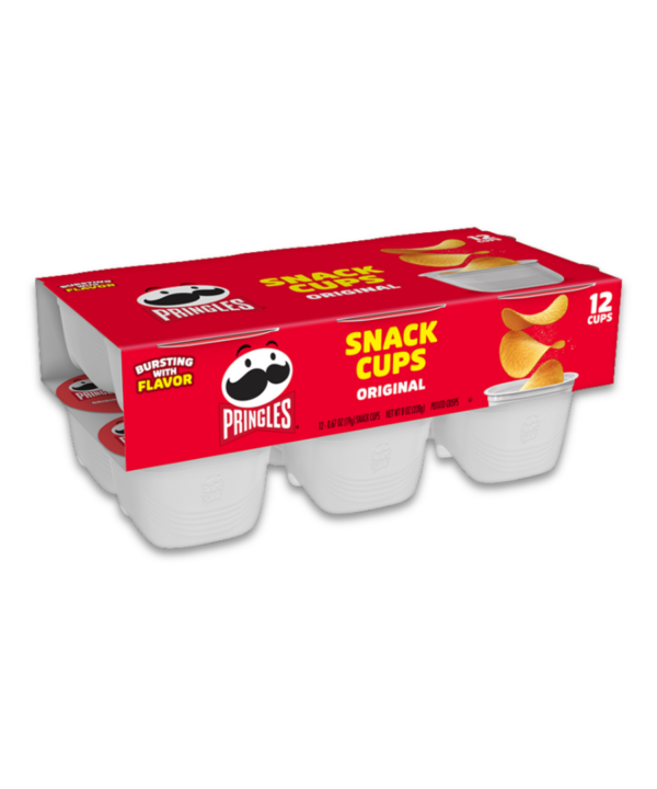 Pringles Snack Cups - Original 12x19g (BBD: 03-11-2026)