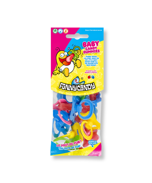 Funny Candy 'Hanging Bag' Baby Candy Dummies 8x55g