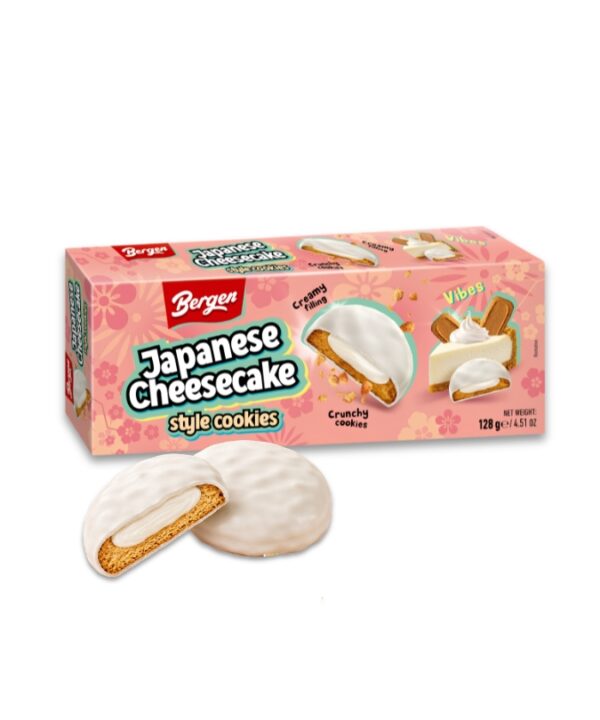 Bergen Cookies Japanese Cheesecake 27x128g