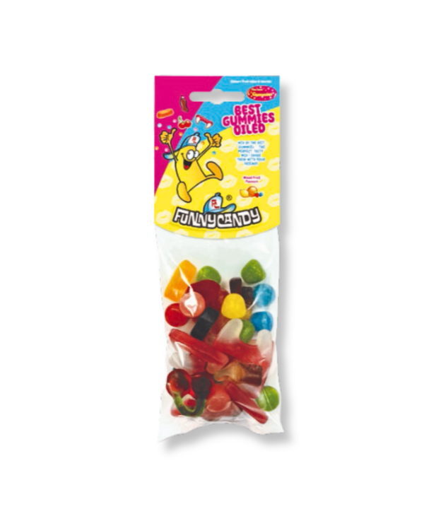 Funny Candy 'Hanging Bag' Best Gummies Oiled 12x175g
