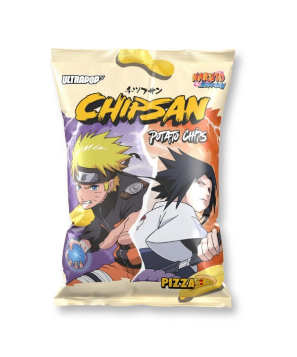 UltraPop Chipsan Potato Chips 'Naruto VS Sasuke' Pizza 10x110g