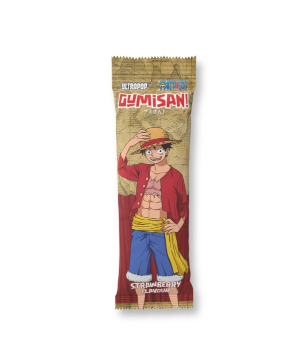 UltraPop Gumisan Lace Candy 'Luffy' One Piece Strawberry 12x75g