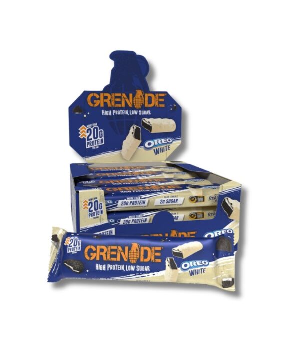 Grenade Protein Bar 'Oreo White' 12x60g