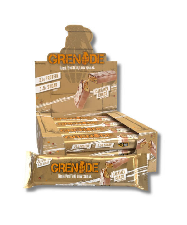Grenade Protein Bar 'Caramel Chaos' 12x60g