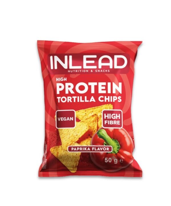 INLEAD High Protein Tortilla Chips Paprika 6x50g