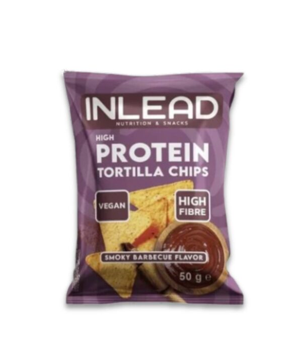 INLEAD High Protein Tortilla Chips Smokey Barbecue 6x50g