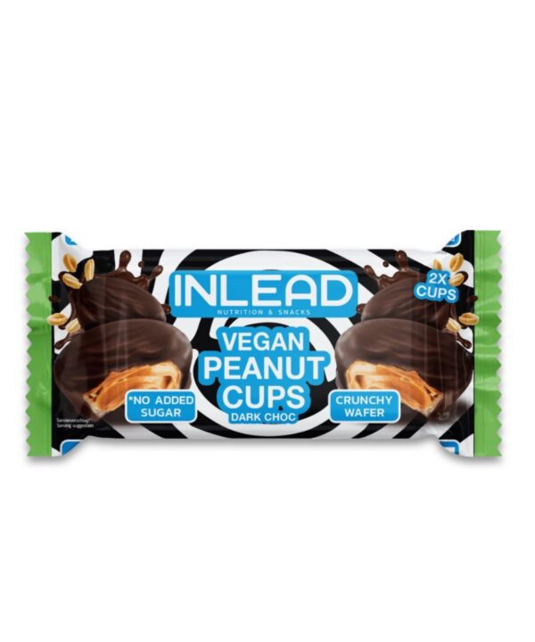 INLEAD Cups Peanut Dark Choc (Vegan) 15x50g