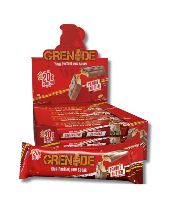 Grenade Protein Bar 'Peanut Nutter' 12x60g