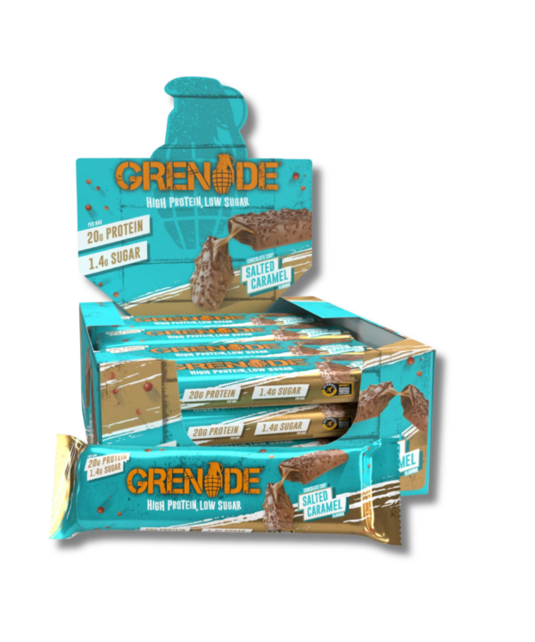 Grenade Protein Bar 'Choc Chip Salted Caramel' 12x60g