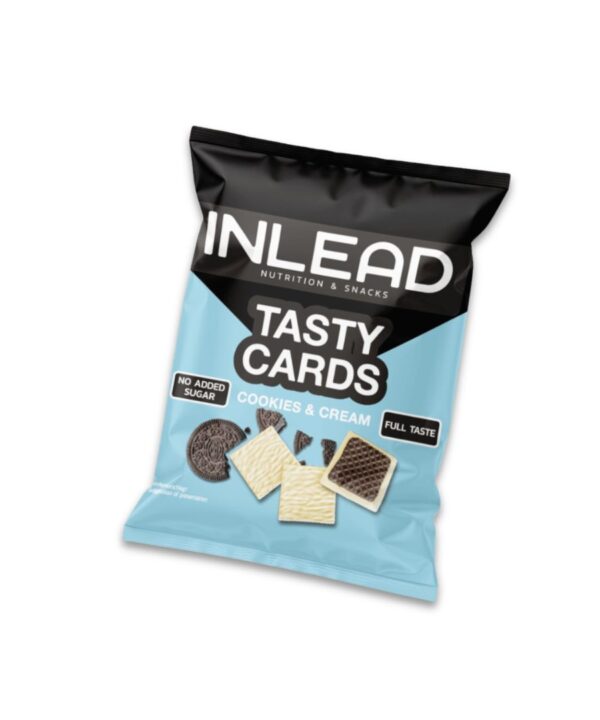 INLEAD Tasty Cards Cookies & Cream 18x52g