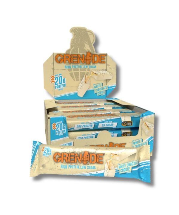 Grenade Protein Bar 'White Chocolate Cookie' 12x60g