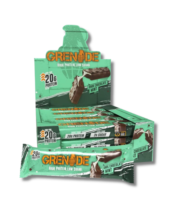 Grenade Protein Bar 'Dark Chocolate Mint' 12x60g