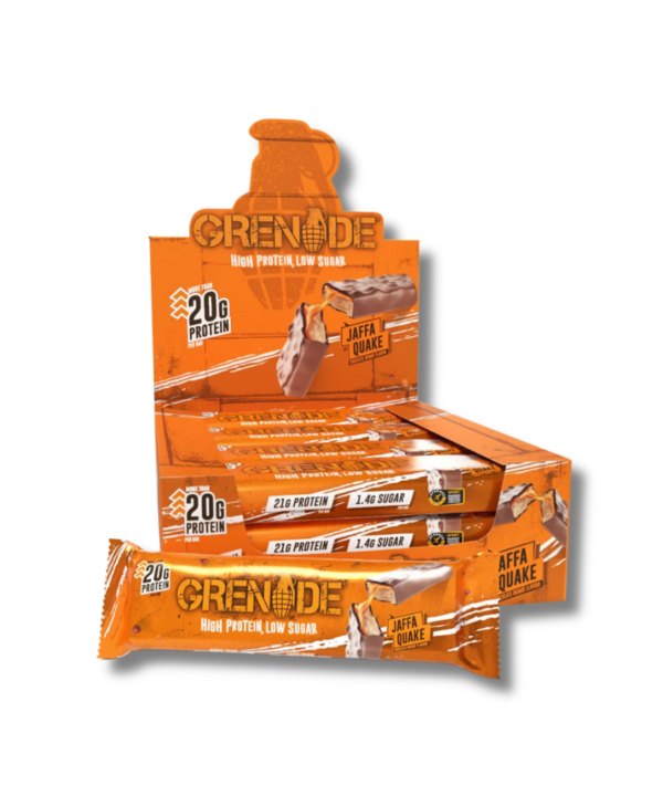 Grenade Protein Bar 'Jaffa Quake' 12x60g