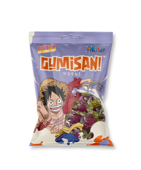 UltraPop Gummy Candy 'Luffy' Once Piece Grape 14x180g