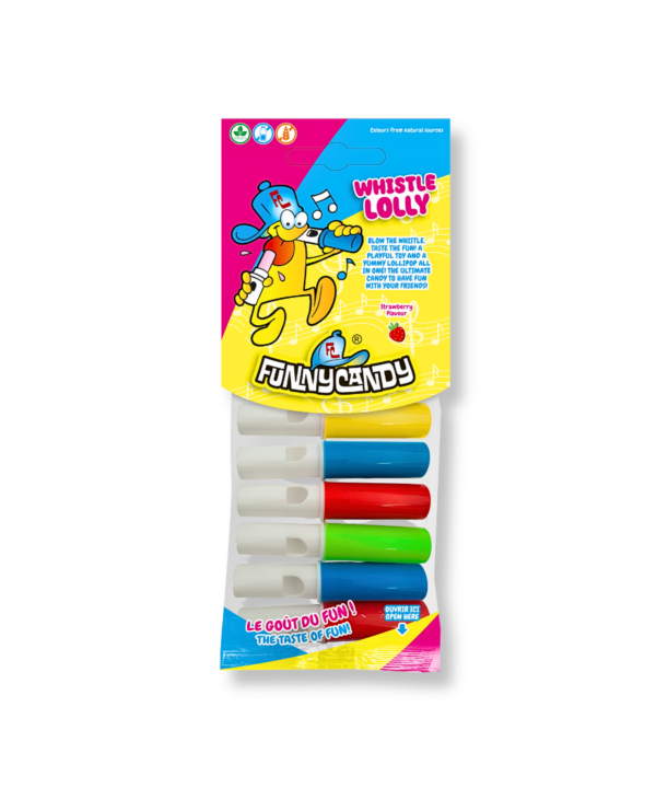 Funny Candy 'Hanging Bag' Whistle Lolly 20x45g