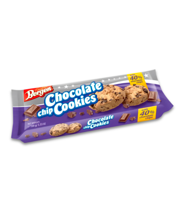 Bergen Chocolate Chip Cookies 40x110g
