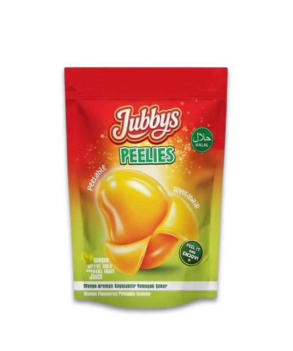 Jubbys Halal Peelies Mango 12x55g