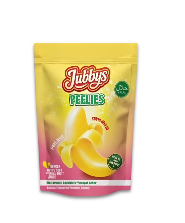 Jubbys Halal Peelies Banana 12x55g