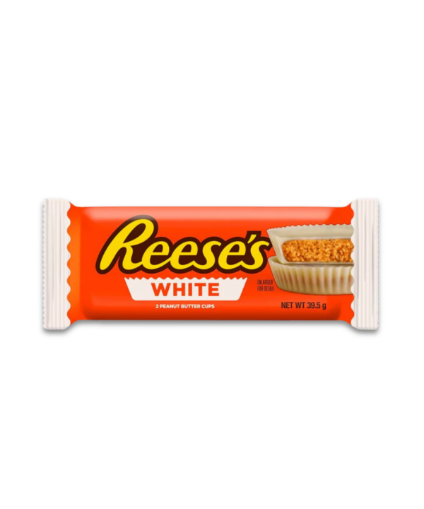Reese's 2 Peanut Butter Cups White 24x39.5g (BBD: 31/08/2026)