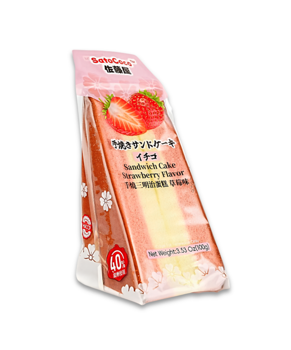 SatoCoco Sandwich Strawberry Cake 20x100g
