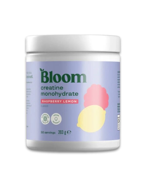 Bloom Creatine Monohydrate flavoured Raspberry Lemon 1x203g