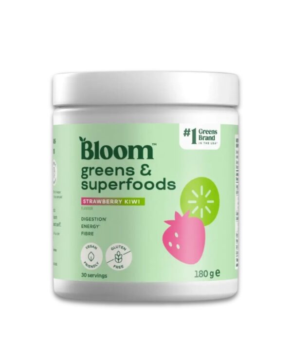 Bloom Greens & Superfoods Strawberry Kiwi 1x180g