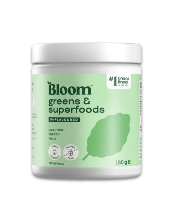 Bloom Greens & Superfoods Unflavoured 1x180g