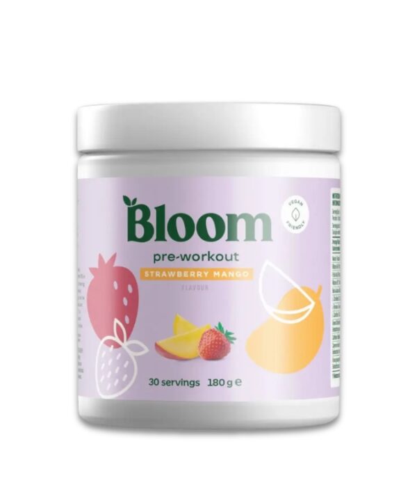 Bloom Pre-Workout Strawberry Mango 1x180g