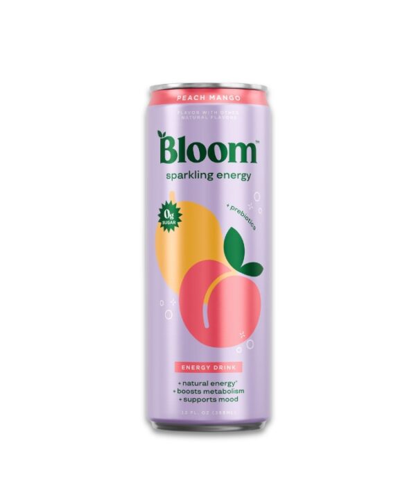 Bloom Sparkling Energy Peach Mango 12x250ml
