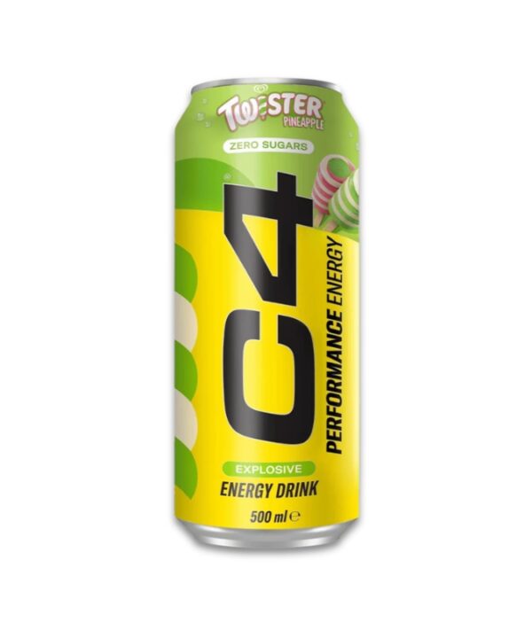 C4 Energy Drink Twister Pineapple 12x500ml
