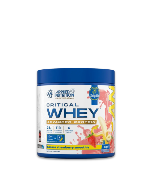 Applied Nutrition Critical Whey Chiquita Banana Strawberry Smoothie 1x132g