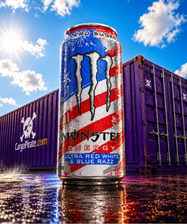 Monster USA 'Ultra Red, White & Blue Razz' Limited Edition 24x473ML