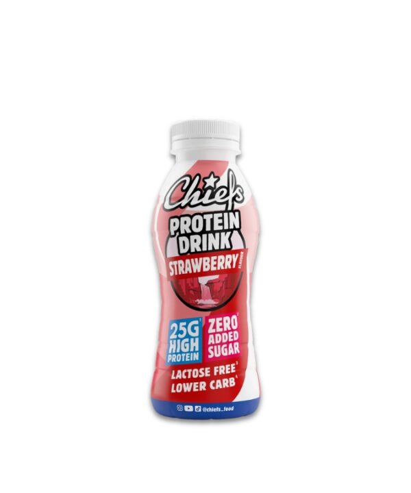 Chiefs Milk Protein Drink Strawberry 8x330ml