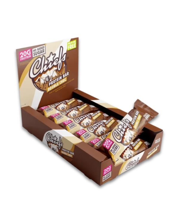 Chiefs Protein Bar Double Choc 12x55g