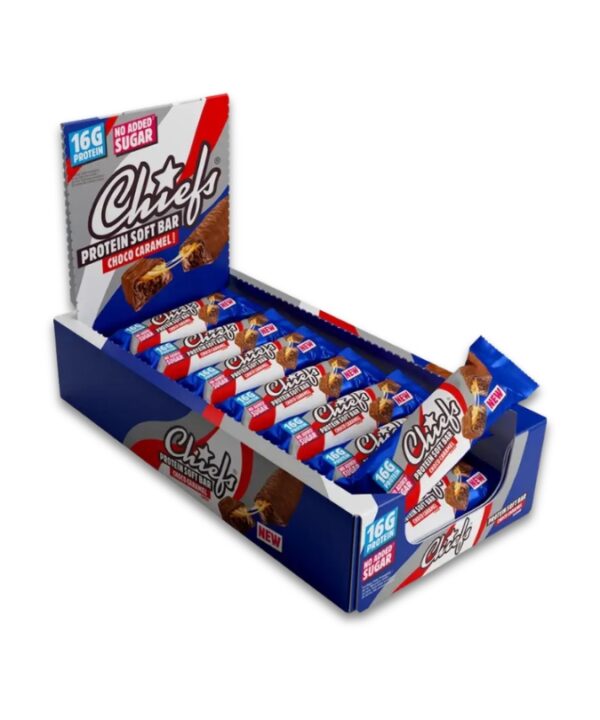 Chiefs Protein Soft Bar Choco Caramel 15x55g