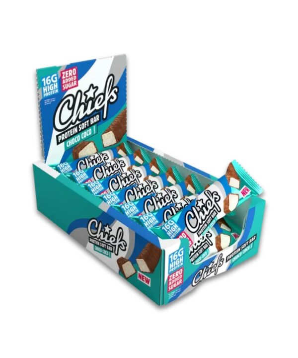 Chiefs Protein Soft Bar Choco Coco 15x55g