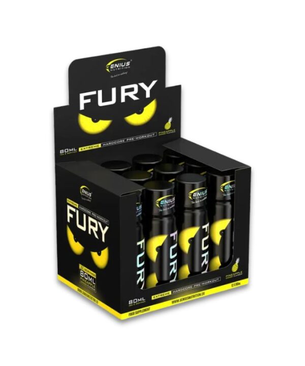 Genius Nutrition Fury Extreme Shot Pineapple Chaos 12x80ml