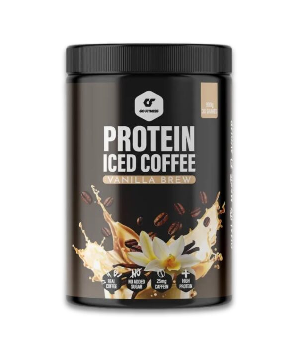 Go Fitness Protein Iced Coffee Vanilla Brew 1x900g