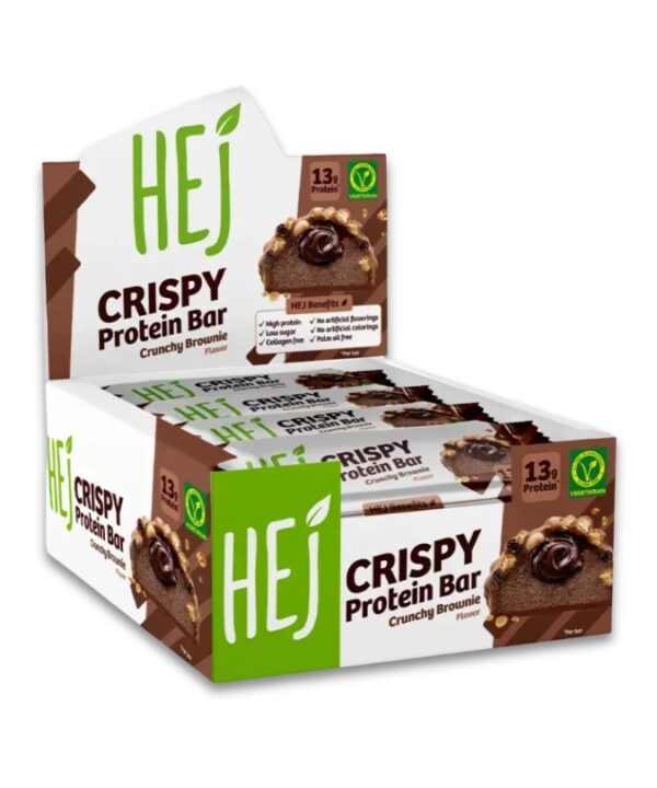 HEJ Natural HEJ Crispy Bar Crunchy Brownie 12x45g
