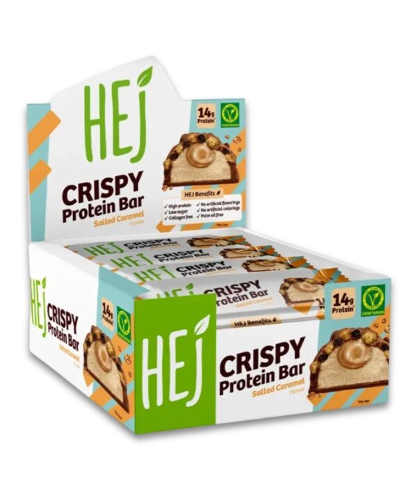HEJ Natural HEJ Crispy Bar Salted Caramel 12x45g