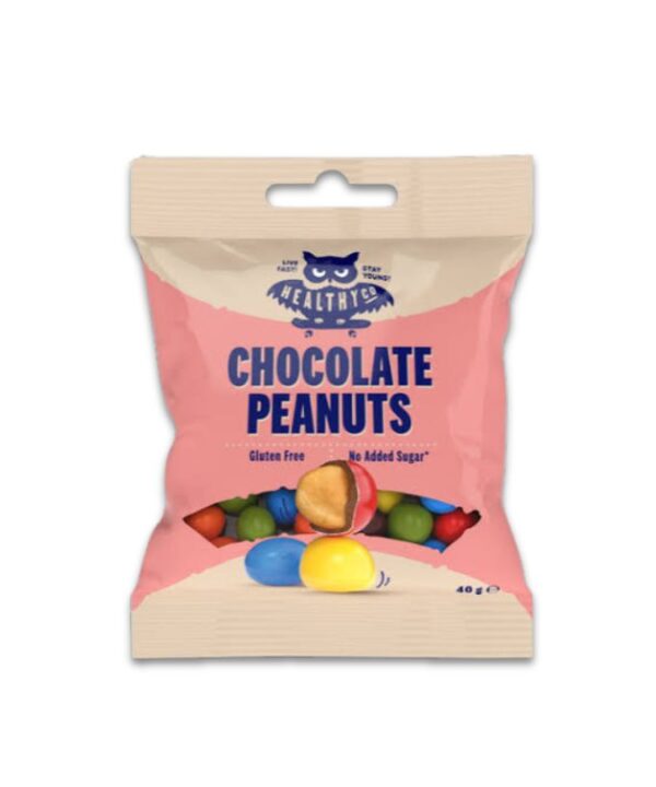 HealthyCo Chocolate Peanuts 12x40g