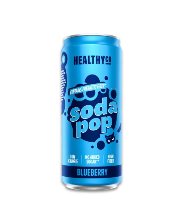 HealthyCo Soda Pop Prebiotic RTD Blueberry 24x330ml