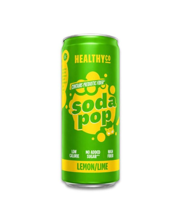 HealthyCo Soda Pop Prebiotic RTD Lemon/Lime 24x330ml