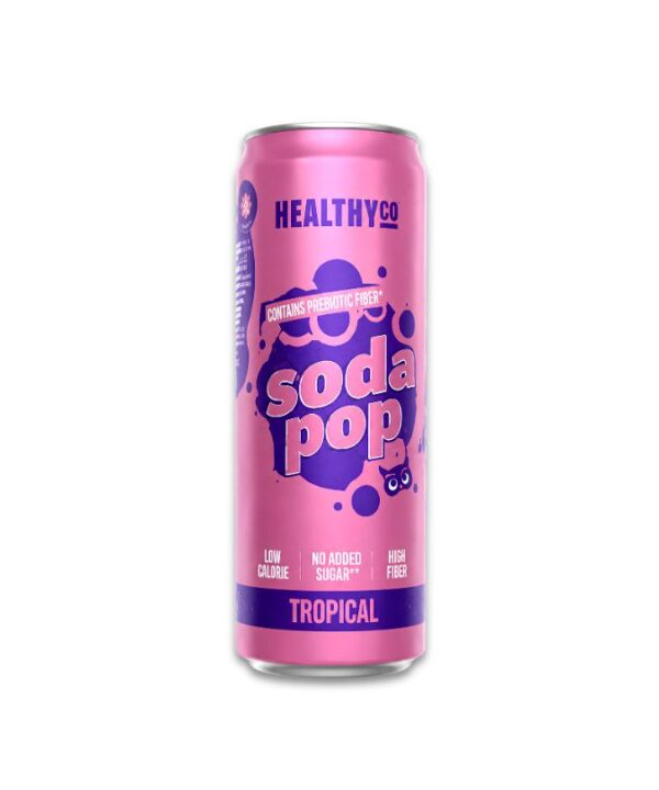 HealthyCo Soda Pop Prebiotic RTD Tropical 24x330ml