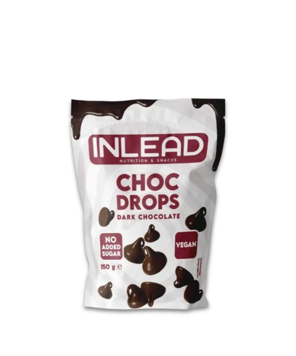 Inlead Choc Drops Dark Chocolate 1x150g