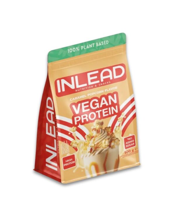 Inlead Vegan Protein Caramel Popcorn 1x500g