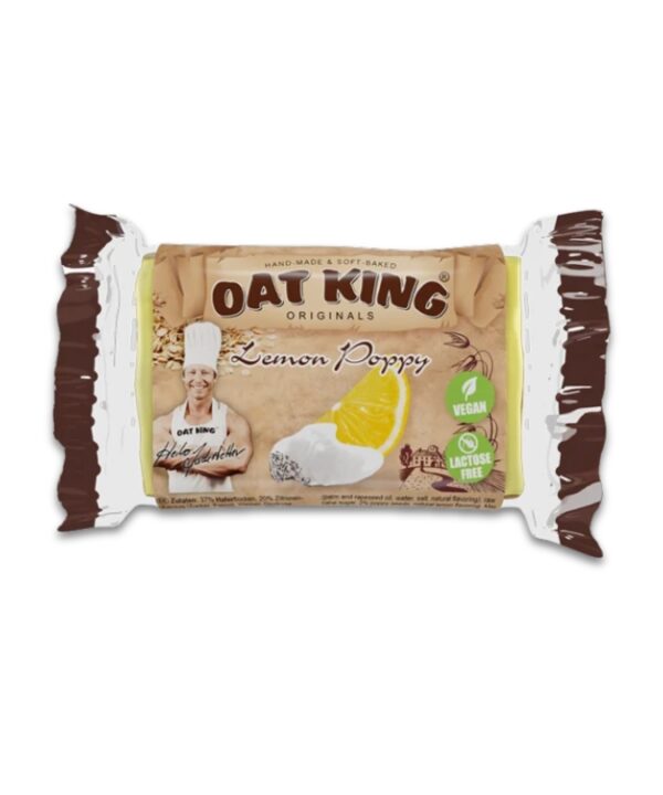 LSP Oat King Energy Bar Lemon Poppy 10x90g