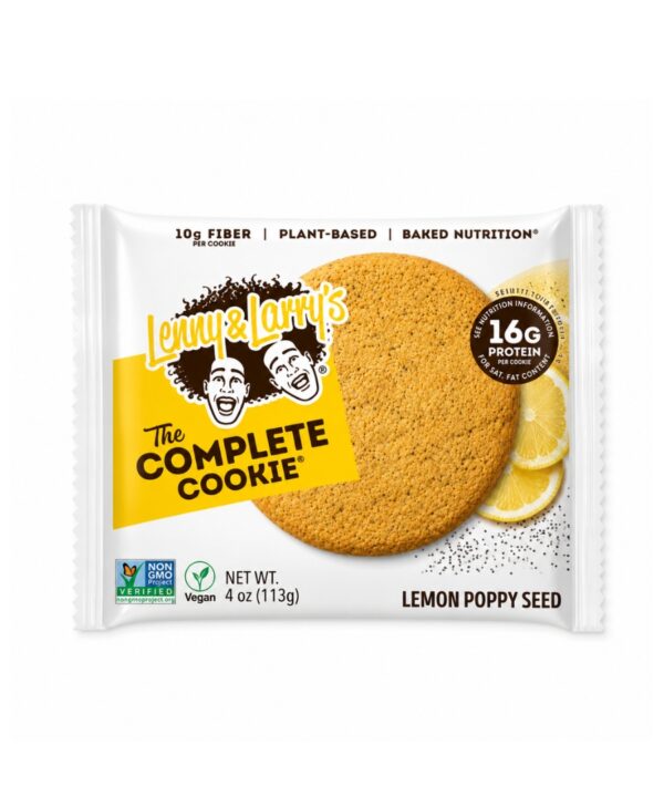 Lenny & Larry’s The Complete Cookie Lemon Poppy Seed 12x113g