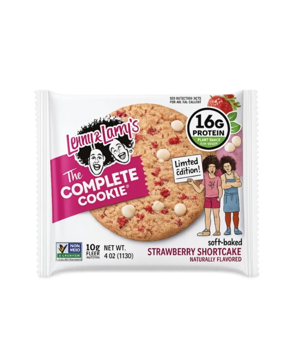 Lenny & Larry’s The Complete Cookie Strawberry Shortcake 12x113g